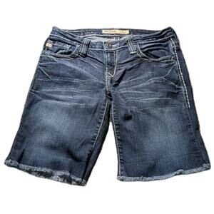 BIG STAR Women’s Sz 28 Casey K Cut-off Jeans Denim Shorts Distressed